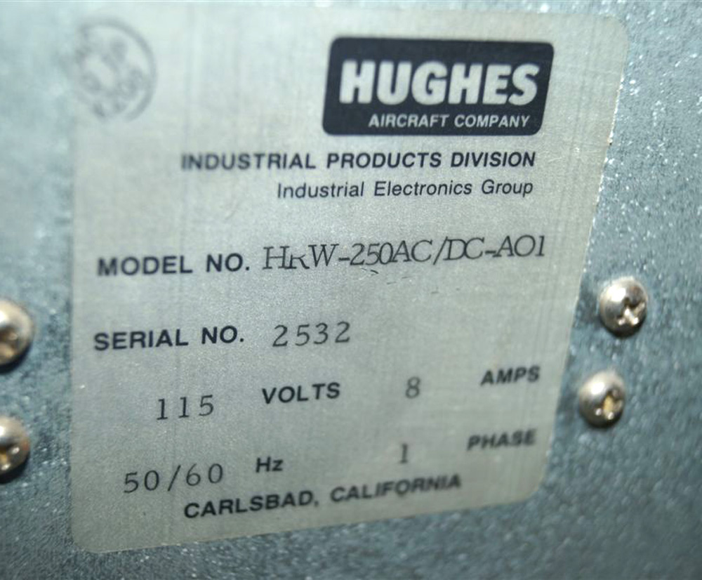 HUGHES-HRW-250AC-DC-AO1-POWER-SUPPLY