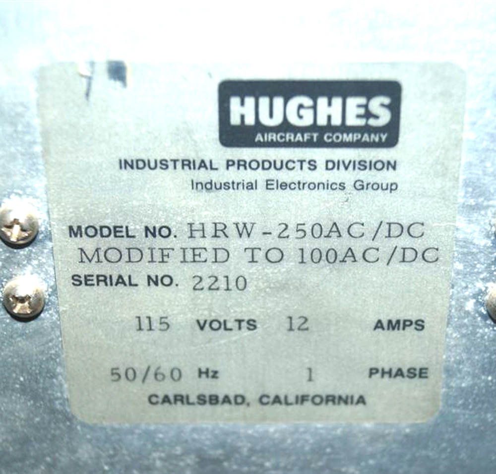 12861a-HUGHES-100AC-DC-POWER-SUPPLY