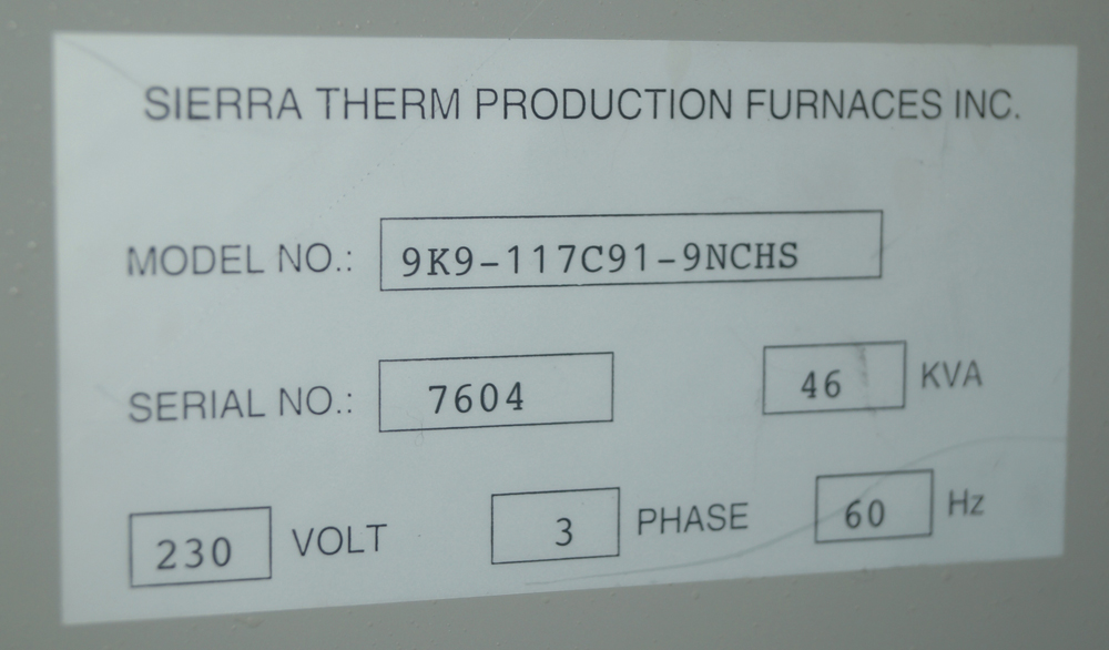 SierraTherm hydrogen belt furnace